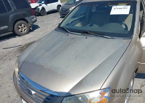 2007 Kia Spectra Ex from USA, damaged, VIN KNAFE121275455787
